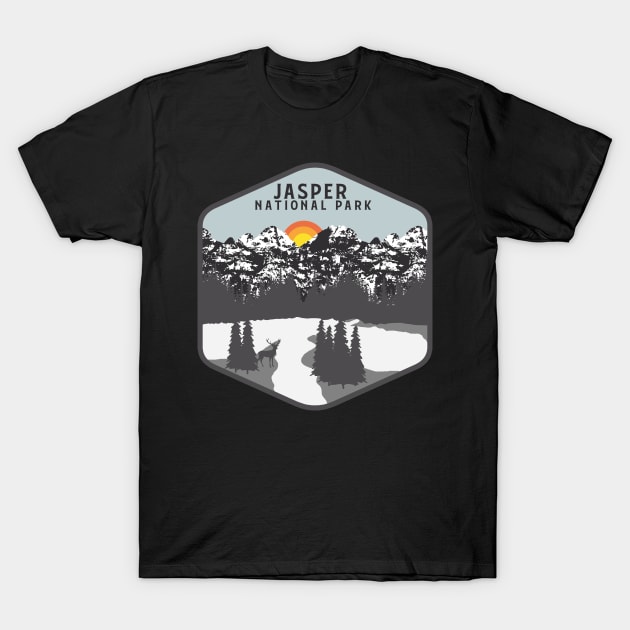 Jasper National Park Canada T-Shirt by Tonibhardwaj